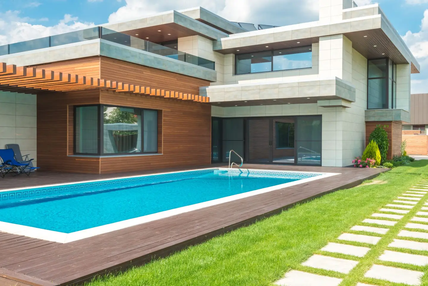Swimming pool built in Amaroo, NSW